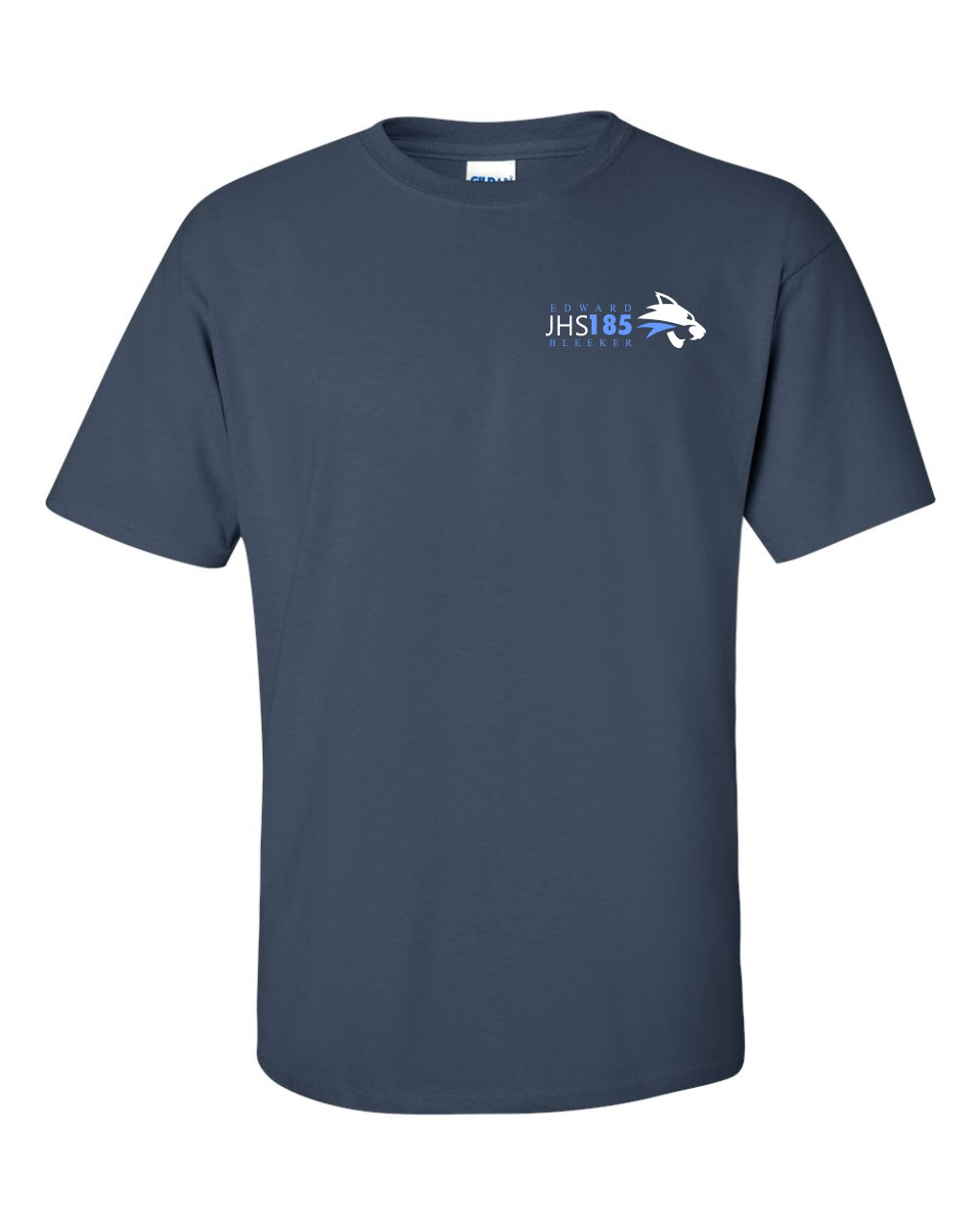 JHS185-Edward Bleeker Navy 100% cotton t-shirt