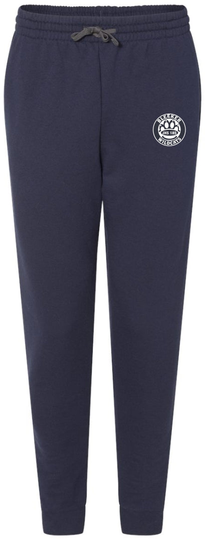 JHS185-Edward Bleeker navy jogger sweatpant. All grades.